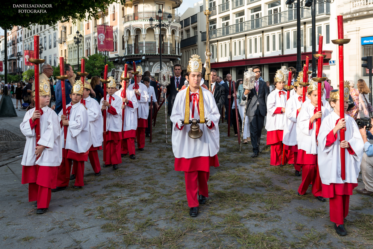 Representación en la solemne procesión del Corpus Christi ...